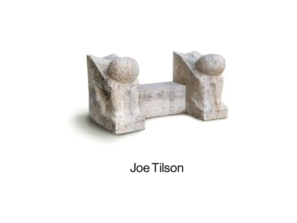 Seduta d’autore di Joe Tilson